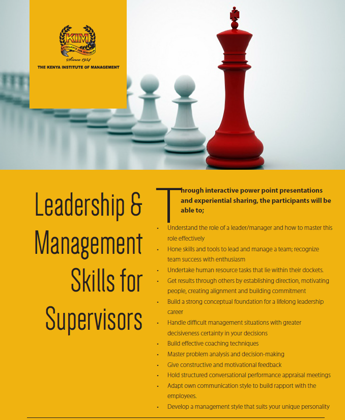 Leadership Program For New Managers & Supervisors
